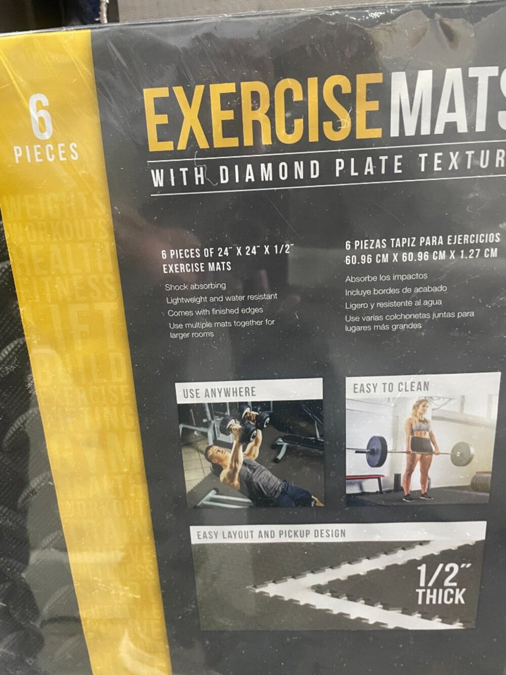 CAP Black Exercise Mats